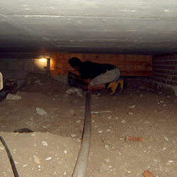 Sub floor inspection