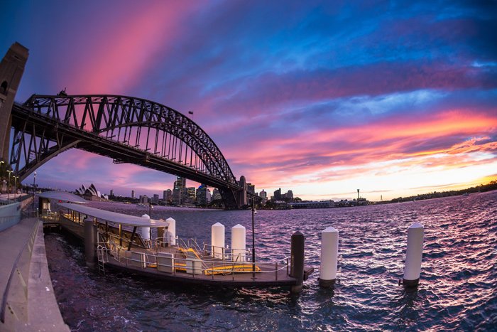 Milsons point view of Sydney Harbour Bridge